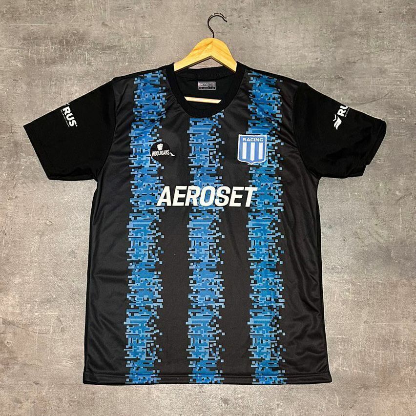 Racing camiseta negra hot sale