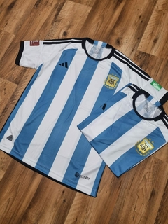 Camiseta Microelastizada Titular Argentina 3 Estrellas