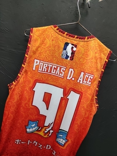 Imagem do ACE PUNHOS DE FOGO - ONE PIECE - REGATA NBA
