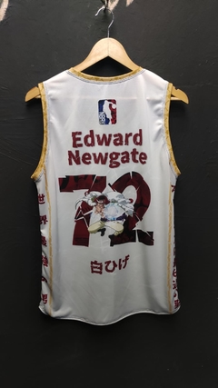 EDWARD NEWGATE - BARBA BRANCA - ONE PIECE - REGATA NBA - comprar online