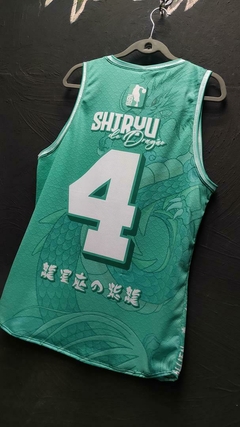 SHIRYU DE DRAGÃO - CAVALEIROS DO ZODIACO - REGATA NBA - comprar online