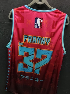 Imagem do FRANKY - CHAPEU DE PALHA - ONE PIECE - REGATA NBA