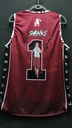 SHANKS - O RUIVO - ONE PIECE - REGATA NBA - comprar online