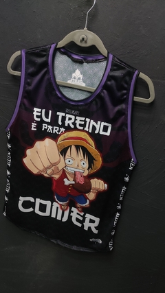 TREINO PARA COMER - LUFFY - CHAPEU DE PALHA - ONE PIECE - REGATA NBA na internet