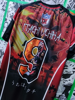 ITACHI UCHIHA - NARUTO SHIPPUDEN - CAMISETA NFL