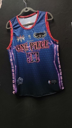 KAIDO BLUE II - IMPERADOR DAS CEM FERAS - ONE PIECE - REGATA NBA - loja online