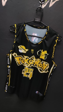 PIKACHU BLACK - POKEMON - REGATA NBA - allien