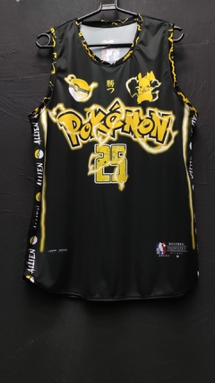 PIKACHU BLACK - POKEMON - REGATA NBA - comprar online