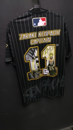 ZARAKI KENPACHI - 2.0 BLACK - BLEACH - BASEBALL TSHIRT - comprar online