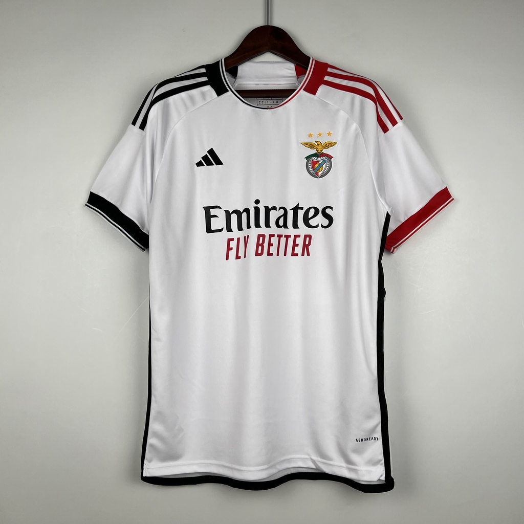 Camisa Adidas Benfica 2023-2024 Torcedor Masculina - Branca