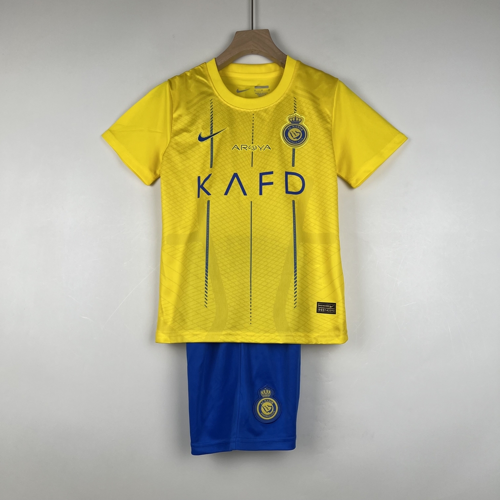 Camisa Infantil Al Nassr I 2022/23 Nike Torcedor Masculina