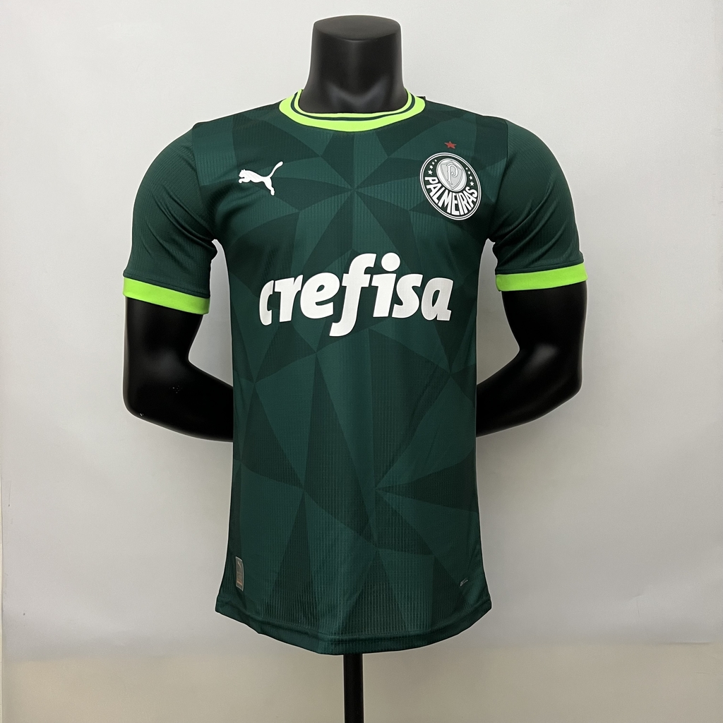 Camisa Puma Palmeiras I 2023-2024 Jogador Masculina - Verde