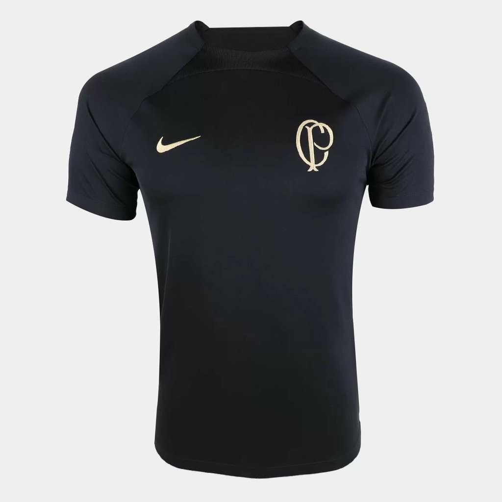 Camisa Nike Corinthians 23/24 Uniforme de treino preto - Masculino