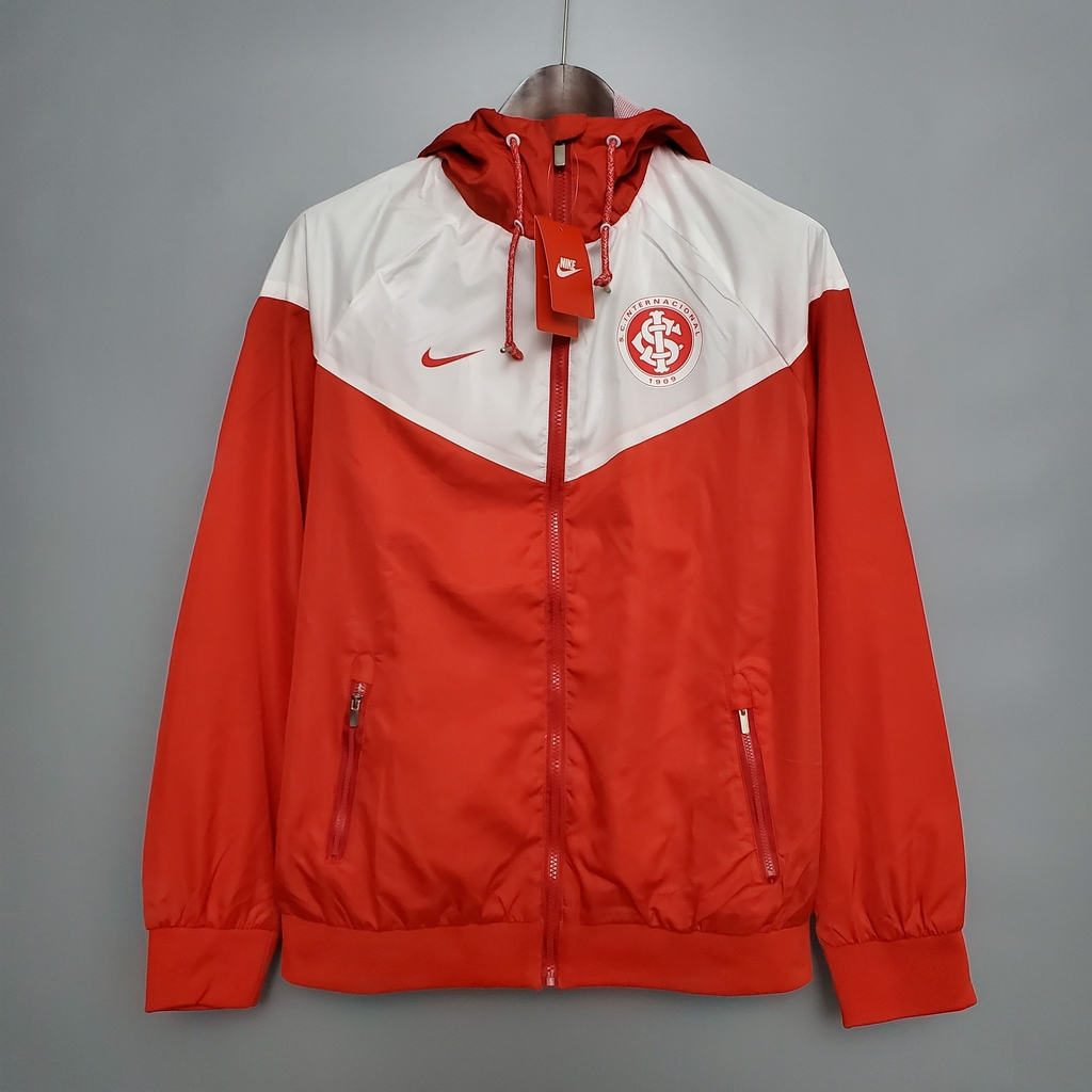 Corta Vento Internacional 21 22 Nike Vermelho Branco Masculino