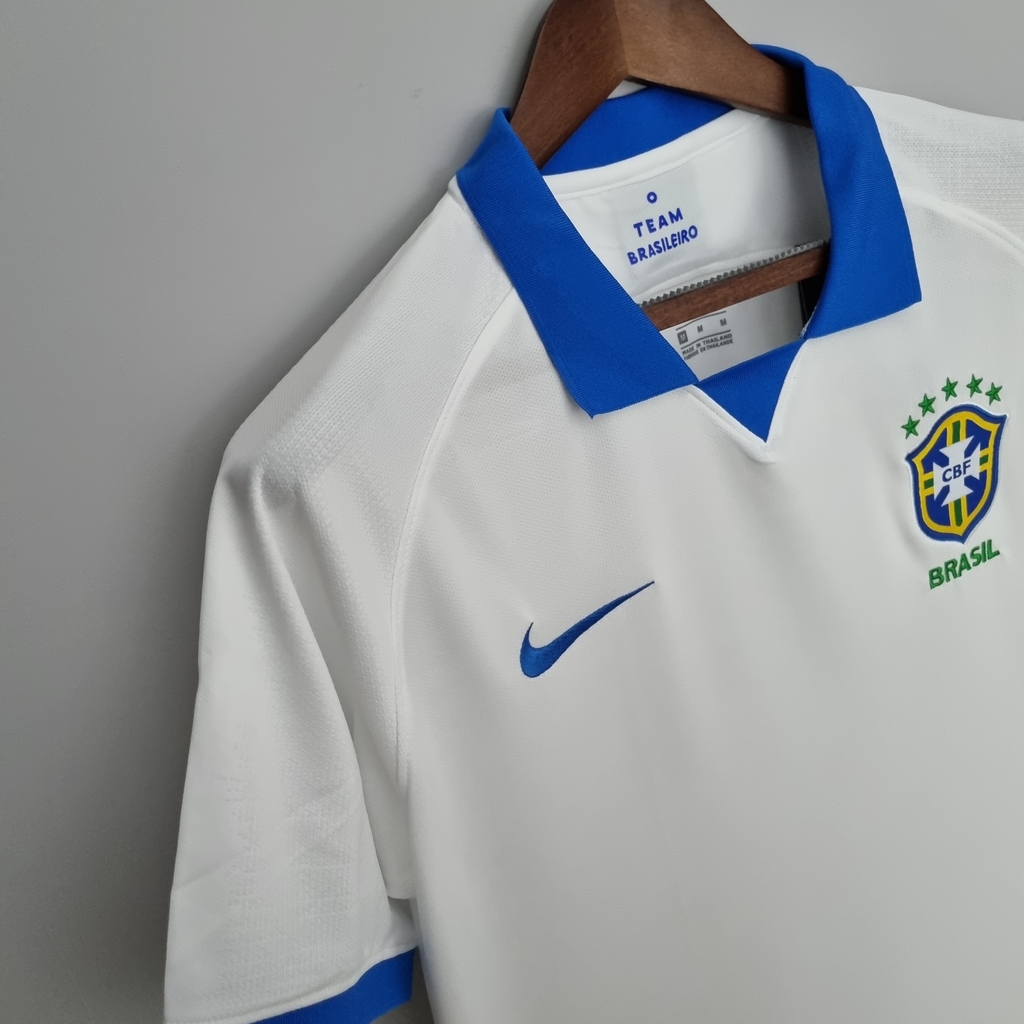 Camisa Seleção Brasileira Nike Branca 19/20 Torcedor Nike Masculina