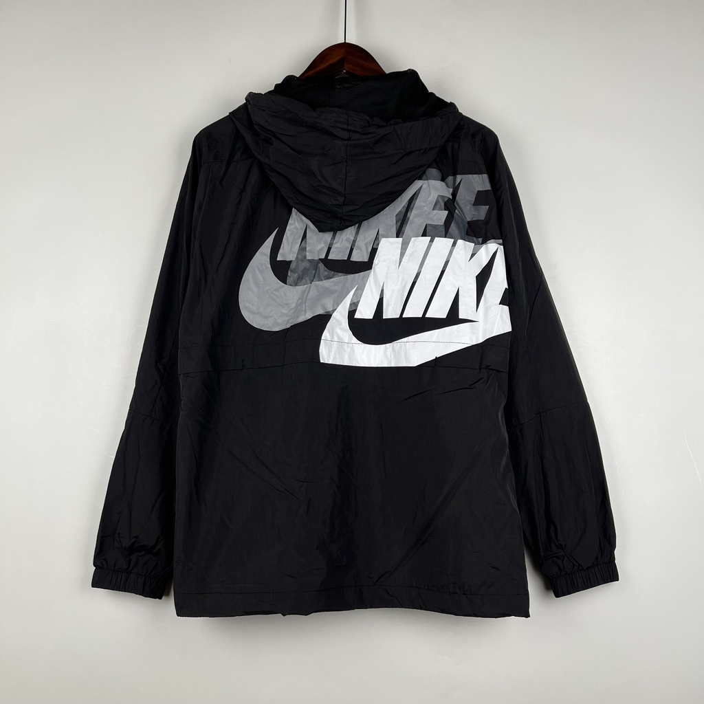 Corta vento nike preto e cheap branco masculino