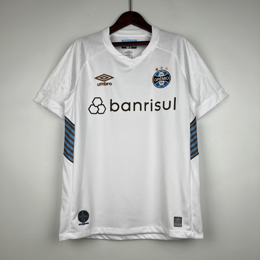 Camisa Umbro Grêmio II 2023-2024 - Torcedor Masculino - Branca