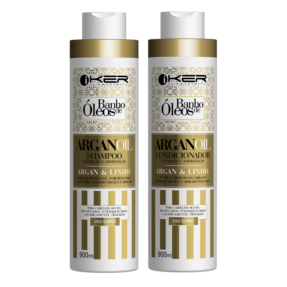 KIT ÓLEO DE RÍCINO IKER 900ml - Iker Cosméticos