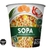 Sopa Menú Box de vegetales anillitos en vaso 45 g (16392)