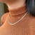 Choker Lacraia 4mm 2024/2 Lisa Prateada