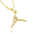 Pingente Jordan Cravejado em Zircônia 3,1cmX4,5cm 4g (Banho Ouro 18k)