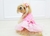 Vestido Rosa para Cachorros Tule Floral - A194 - loja online