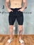 Bermuda Masculina Preta Lisa Modelo Skinny - loja online