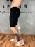Imagem do Bermuda Masculina Preta Lisa Modelo Skinny