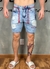 Bermuda Jeans Masculina Estilo Mauricinho Detalhes e Bordado Vermelho na internet