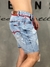 Imagem do Bermuda Jeans Masculina Estilo Mauricinho Detalhes e Bordado Vermelho
