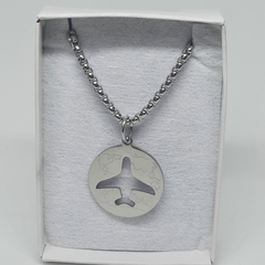 Collar Avión por el Mundo - comprar online