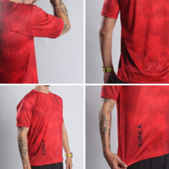 Camiseta esportiva masculina dryfit - estampa RED - comprar online