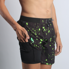 Shorts 2 em 1 LEVÍSSIMO - Green Ink - comprar online
