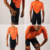 Macaquinho Triathlon masculino Aero - estampa LARANJA - comprar online