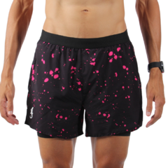 Shorts 2 em 1 - estampa Black Ink