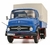 Mercedes-Benz Flatbed Truck Blau 1966 na internet