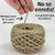Hilo de Yute de 2,5mm 50 metros - Ideal Macramé - Crochet - Artesanías