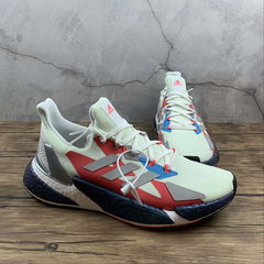 Adidas X9000 L4 Branco Vermelho e Azul