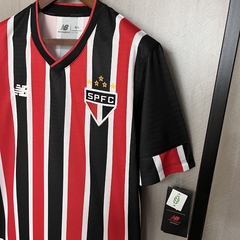 Imagem do Camisa São Paulo II 24/25 - Torcedor New Balance Masculina - Vermelho e Preto