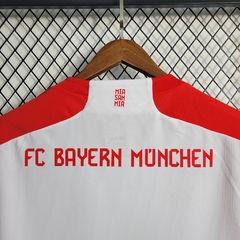 Camisa Bayern de Munique I 23/24 - Torcedor Adidas Masculina - Branco