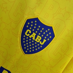 Imagem do Camisa Boca Juniors Third 22/23 Torcedor Adidas Feminina - Amarelo e Azul