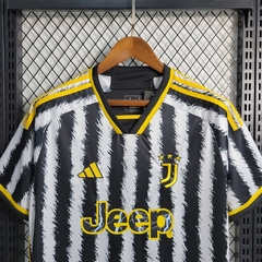 Camisa Juventus I 23/24 - Torcedor Adidas Masculina - Preto e Branco - comprar online