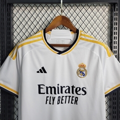 Imagem do Camisa Real Madrid I 23/24 Torcedor Adidas Masculina - Branco