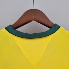 Camisa Retrô 1970 Seleção Brasileira I Masculina - Amarelo e Verde - loja online