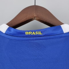 Camisa Retrô 2006 Seleção Brasileira II Nike Masculina - Azul - Esporte Chique - A sua loja de Importações de Artigos esportivos