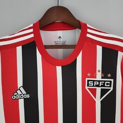 Camisa São Paulo II 22/23 Torcedor Adidas Masculina - Vermelho, Preto e Branco - Esporte Chique - A sua loja de Importações de Artigos esportivos