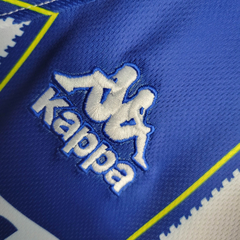 Camisa Retrô Porto I 1997/1999 - Kappa Masculina - Branca com detalhes em azul - Esporte Chique - A sua loja de Importações de Artigos esportivos