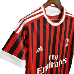 Camisa Milan Retrô 2011/2012 Vermelha e Preta - Adidas - Esporte Chique - A sua loja de Importações de Artigos esportivos