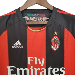 Camisa Milan Retrô 2010/2011 Vermelha e Preta - Adidas - Esporte Chique - A sua loja de Importações de Artigos esportivos