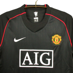 Camisa Manchester United Retrô 2007/2008 Preta - Nike na internet